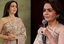 Nita Ambani Stuns In A Unique Meenakari Jamdani Tribal Lore Saree, It Took Two Years To Be Woven