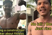 Without Protein Powders or Fancy Diets, This Chennai Worker Built a Muscular Physique Through Simple Discipline