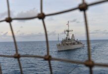 US sailor from minesweeping ship headed for Strait of Hormuz sidelined by monkey attack, officials say