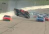 NASCAR red flags race as Carson Kvapil flips wildly in violent Kansas crash