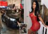 Horrific video shows influencer Kaludia Glam being run down by rival’s Mercedes outside London nightclub