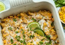 Mexican Street Corn Chicken Casserole