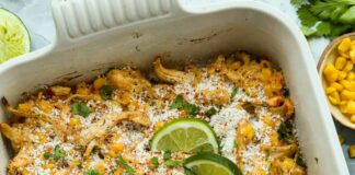 Mexican Street Corn Chicken Casserole