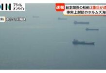Third Japanese Tanker Passes Through Strait of Hormuz