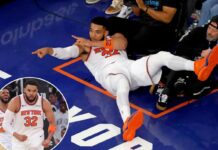 Knicks fans were treated to full KAT experience in all its gory — and glory