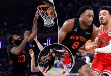 Knicks crush lowly Bulls to clinch third consecutive 50-win season