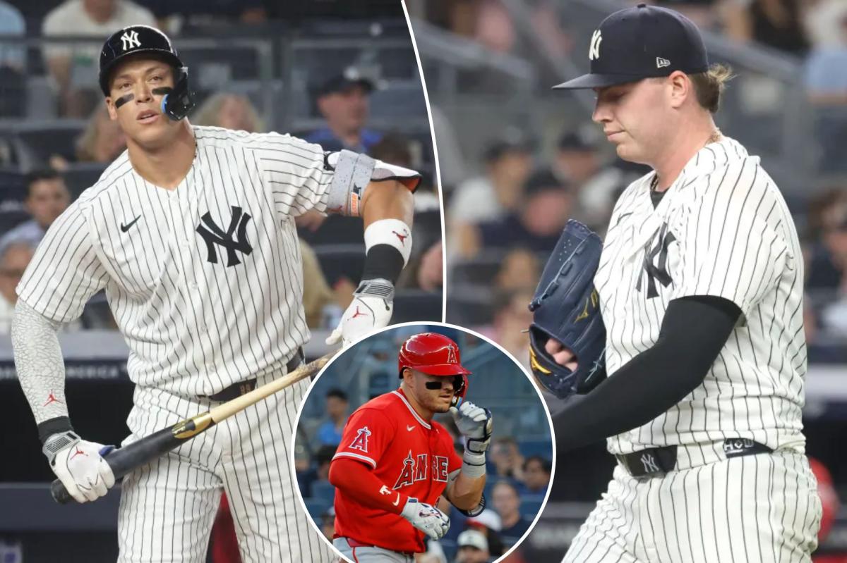 Yankees’ bats go quiet as Angels mash five homers in lopsided loss
