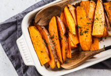 Roasted Sweet Potato Wedges