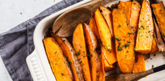 Roasted Sweet Potato Wedges