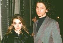 Why did Kylie and Michael Hutchence split up?
