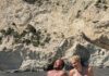 Victoria Beckham shares sweet snaps of family holiday as David sunbathes topless with son Romeo
