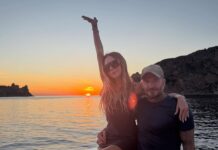 Victoria Beckham shares sweet snaps of family holiday as David sunbathes topless with son Romeo