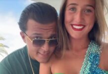 Venezuela Fury and Noah Price can’t keep their hands off each other on £30k honeymoon