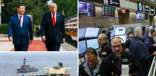 Stocks tumble as Treasury yields spike and Iran fears shake markets