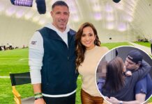Dianna Russini looked ‘carefree’ at NYC dinner with hubby amid scandal with Patriots coach Mike Vrabel: report