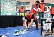 Starbucks sees sales drop, mass protests in South Korea after ‘Tank Day’ promotion for massacre that killed 2,000 people