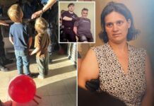 Mom accused of abandoning blindfolded sons in woods arrested in bizarre scene: ‘As if nothing had happened’