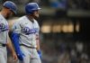 Dodgers’ Max Muncy ‘optimistic’ after getting hit on wrist; X-rays negative