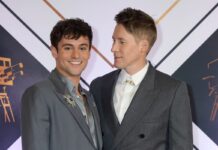 Tom Daley shares cheeky unseen wedding pictures with Dustin Lance Black