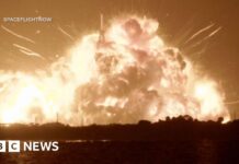 Blue Origin rocket explodes on Florida launchpad
