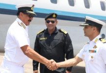 Navy Chief Reviews Enc Operations