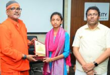 Govt School Girl Toppers Feted By Sri City
