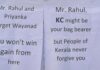 Police Register Case Over Posters Targeting Rahul, Priyanka and Kharge in Wayanad