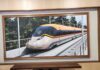Picture Of First Proposed Bullet Train Displayed At Railway Ministry