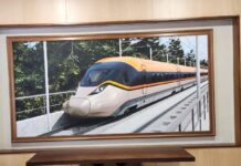 Picture Of First Proposed Bullet Train Displayed At Railway Ministry
