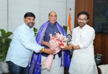 Kishan Reddy Meets Rajnath Singh Over Adilabad Airport Development Roadmap