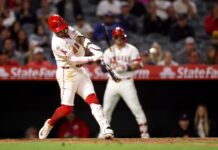 Angels’ Adam Frazier, Zach Neto ruin A’s J.T. Ginn’s bid at history: ‘Crazy game’