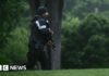 Journalists run for cover as they report possible gunfire near White House