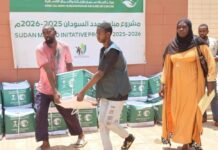800 سلة غذائية في أم درمان لتخفيف معاناة الشعب السوداني