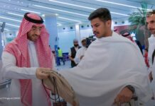 الأمين العام لصندوق الشهداء يستقبل حجاج حملة الصندوق