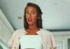 Venezuela Fury gets all glammed up as she poses in her static caravan home