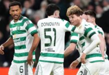 Celtic 3-1 Hearts: Report, result and goals as Bhoys seal fifth consecutive Scottish title