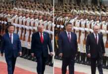 Same but different: how Xi and China welcomed Trump and Putin