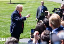 Trump repeats that he is ‘not happy’ with Iran as deadline to seek approval for war looms