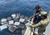 Dozens of cocaine packages seized in Pacific, 11 rescued from shipwreck