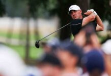 Brooks Koepka shoots best score this year, after a day in the ‘warehouse’