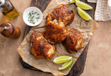 Crispy Roasted Chicken Thighs
