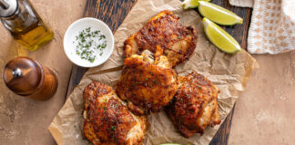 Crispy Roasted Chicken Thighs