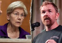 Warren torched over ‘my kind of man’ praise for Platner after death-wish post for wounded veteran resurfaces