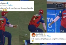 IPL 2026: Fans brutally troll Shashank Singh as he drops a sitter during SRH vs PBKS clash