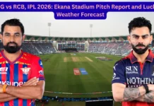 LSG vs RCB, IPL 2026: Ekana Stadium Pitch Report and Lucknow Weather Forecast