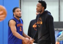 OG Anunoby takes key step for Knicks in hamstring injury recovery