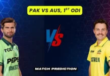 AUS vs PAK, 1st ODI, Match Prediction: Who will today’s game between Australia and Pakistan?