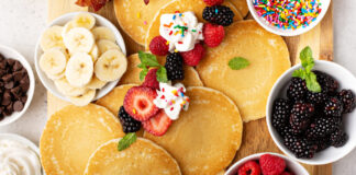 Pancake Snack Board