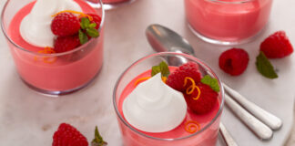 Raspberry Yogurt Mousse