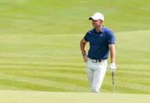 PGA Championship: McIlroy still chasing as Rahm starts Sunday strong